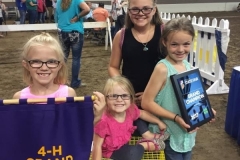 (2/9) Gauck Family Livestock has a multiple WINs at the Indiana State Fair: Grand Champion Meat Pen Rabbits, Grand Champion; Roaster, and Reserve Grand Champion; Stewed. They use and love Blue Gold Grand Champion!
