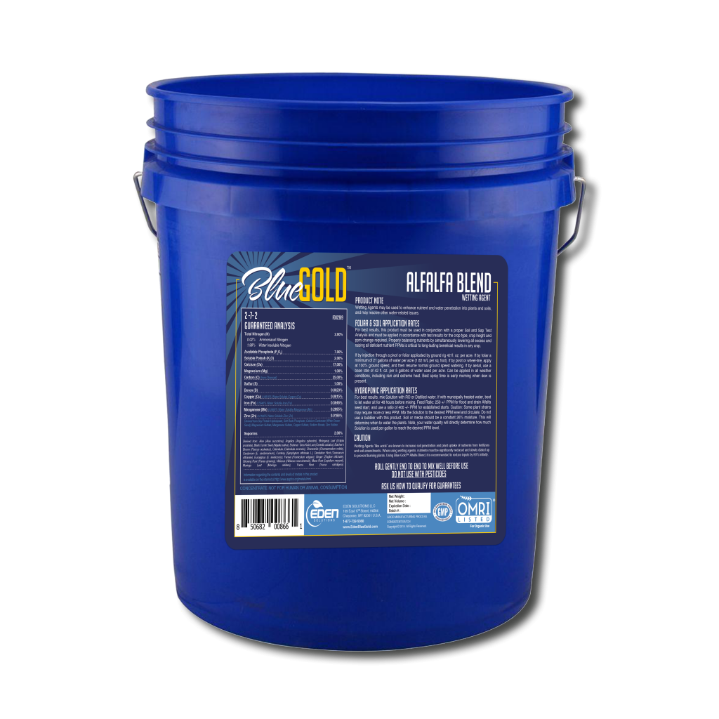 Bluegold Alfalfa Blend Omri Listed Bluegold By Eden Solutions